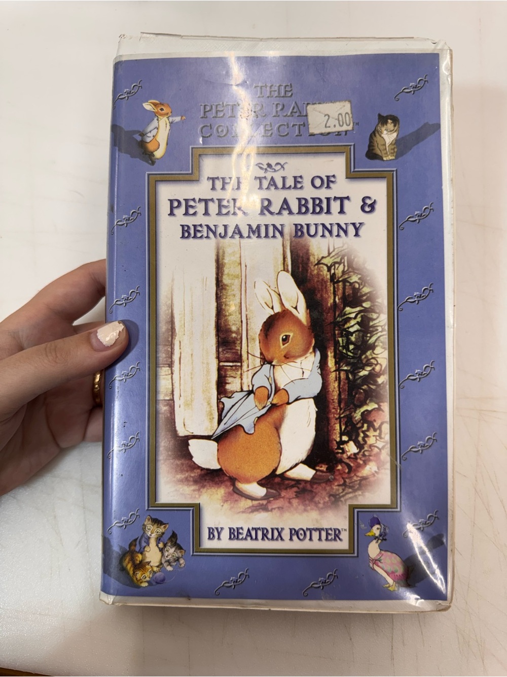 The Tale of Peter Rabbit and Benjamin Bunny VHS 1993 (Clamshell) Untested